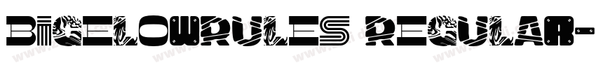 BigelowRules Regular字体转换 BigelowRules Regular字体转换